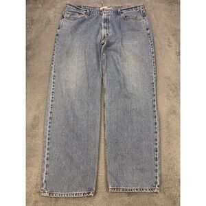 VTG Levis 550 Jeans Men 42Wx32L Blue Denim Medium Wash Loose Relaxed Fit 90s